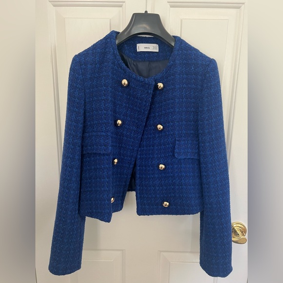 Blue Mango tweed jacket - Picture 3 of 8